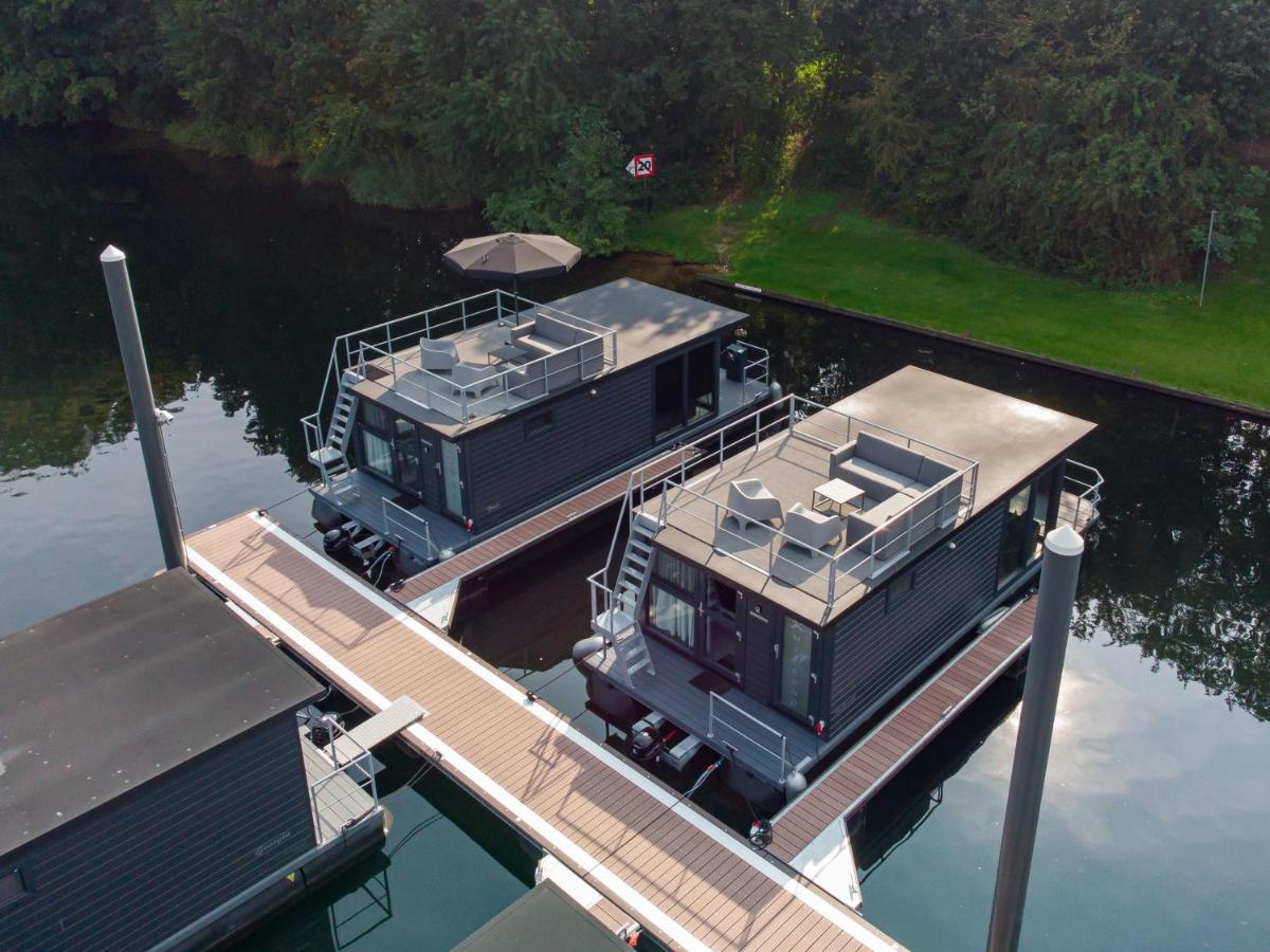Houseboat Met Dakterras Mookerplas Middelaar Kültér fotó