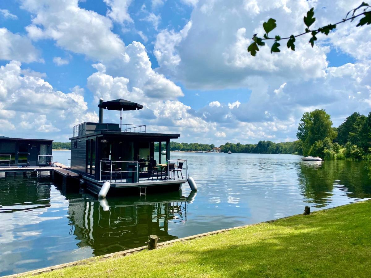 Houseboat Met Dakterras Mookerplas Middelaar Kültér fotó